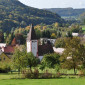 Marienkirche und Schloss in Vorra