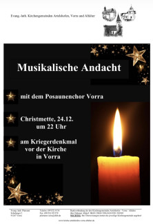 Christmette Einladung